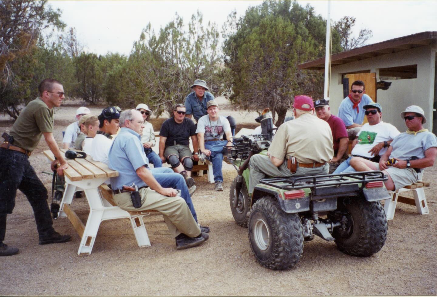 Who needs a podium when you have a #tricycle ?  #theguru #jeffcooperlegacyfoundation