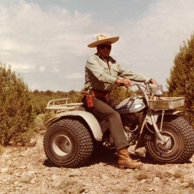 #TheGuru on perhaps the first “Tricycle” at #Gunsite?