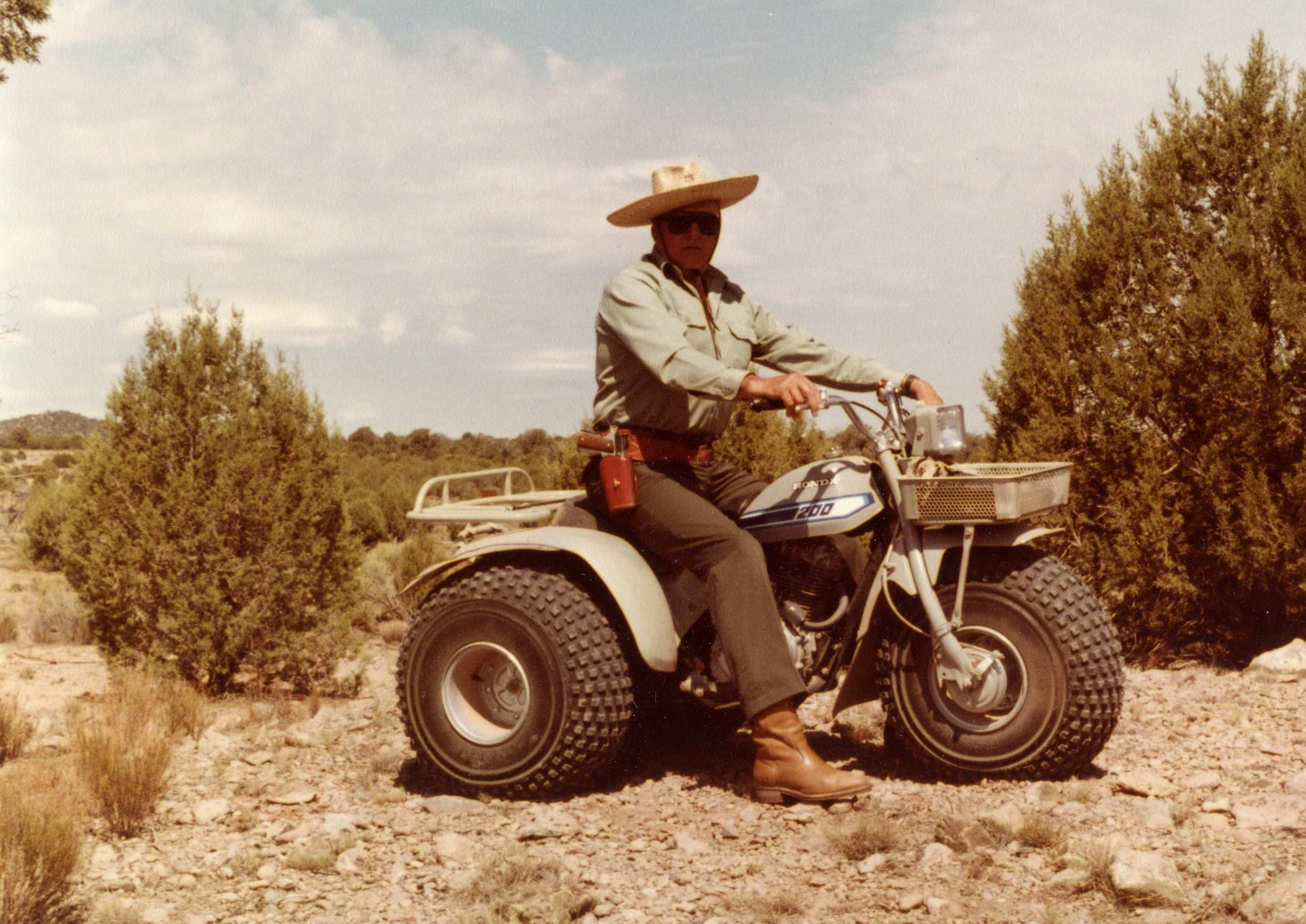 #TheGuru on perhaps the first “Tricycle” at #Gunsite?