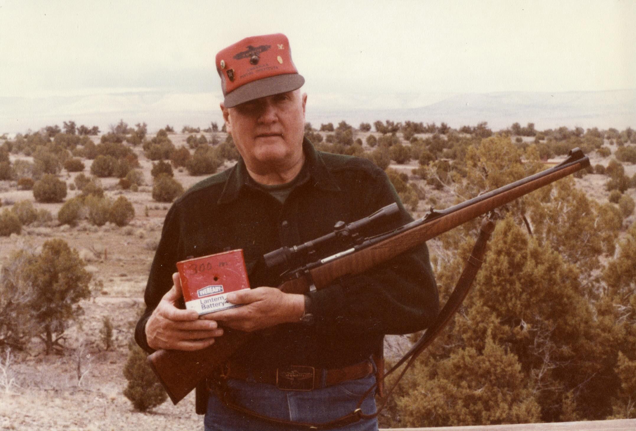 300M dead center hit with a Classic Steyr Mannlicher.  #jeffcooper