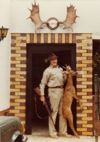 Jeff and the Roe Deer of Germany in the 1970's. It was written up in 'Fireworks' as 'Venison Harvest'.